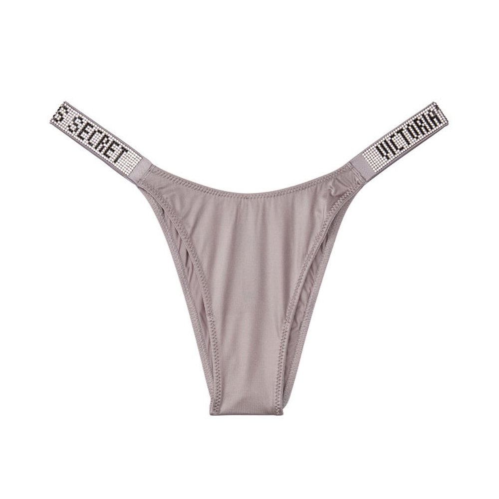 LAST ONE 💜 Victorias Secret BRAZILIAN Panty SHINE Pebble VS